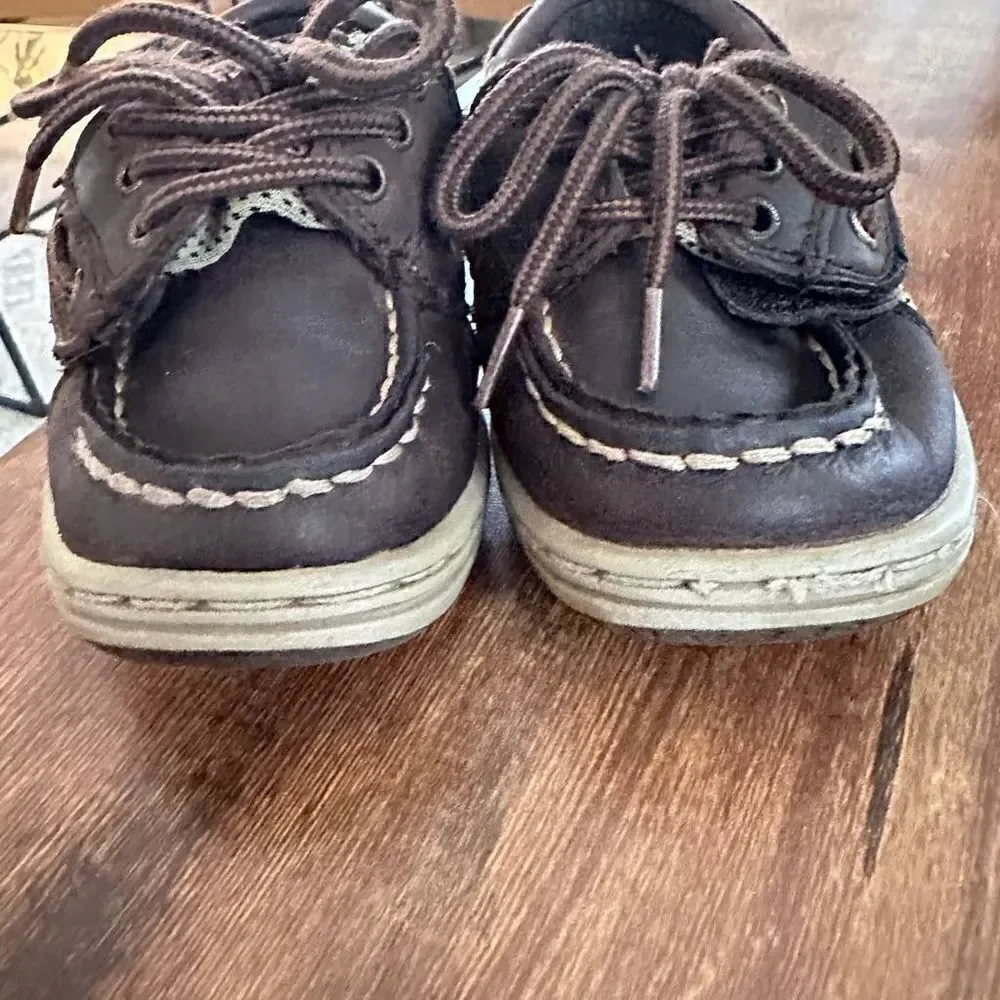 Sperry Boys Baby Billfish Chocolate Leather 7M‎